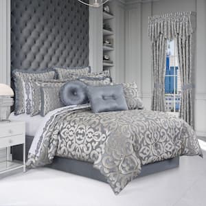 Bacoli 4-Piece. Sterling Polyester King Comforter Set 96 X 110 in.