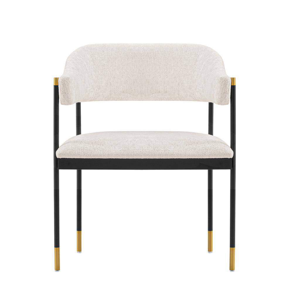Lia Chenille Dining Armchair