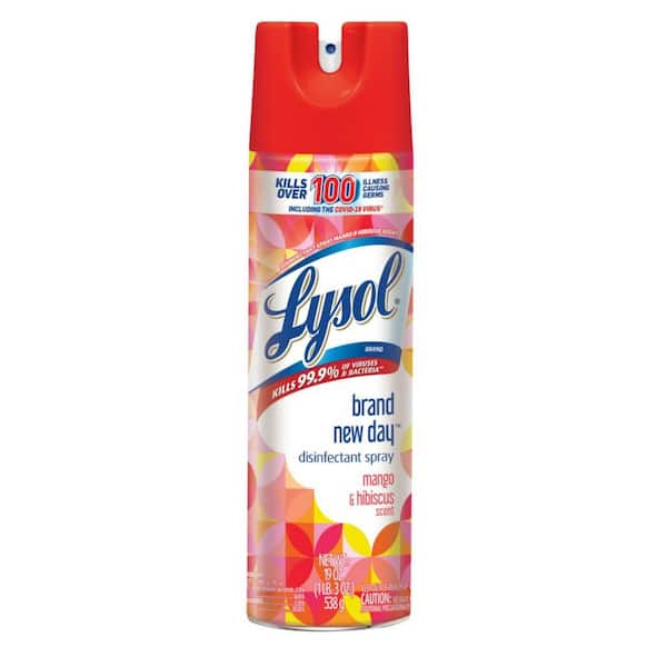 Lysol Brand New Day 19 oz. Mango and Hibiscus All-Purpose Cleaner Disinfectant Spray