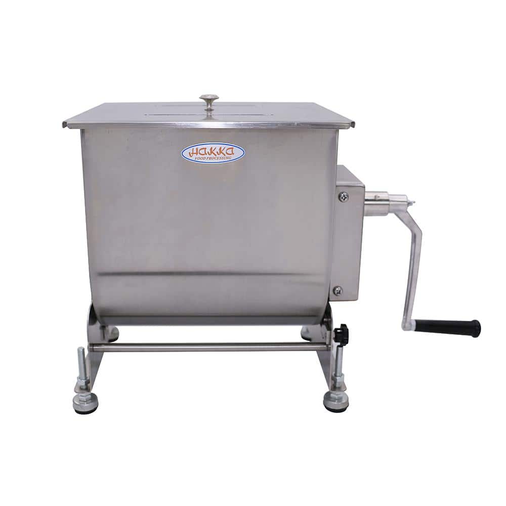 Hakka 60-Pound Capacity Tank Stainless Steel Manual Meat Mixer (Mixing  Maximum 45-Pound for Meat)