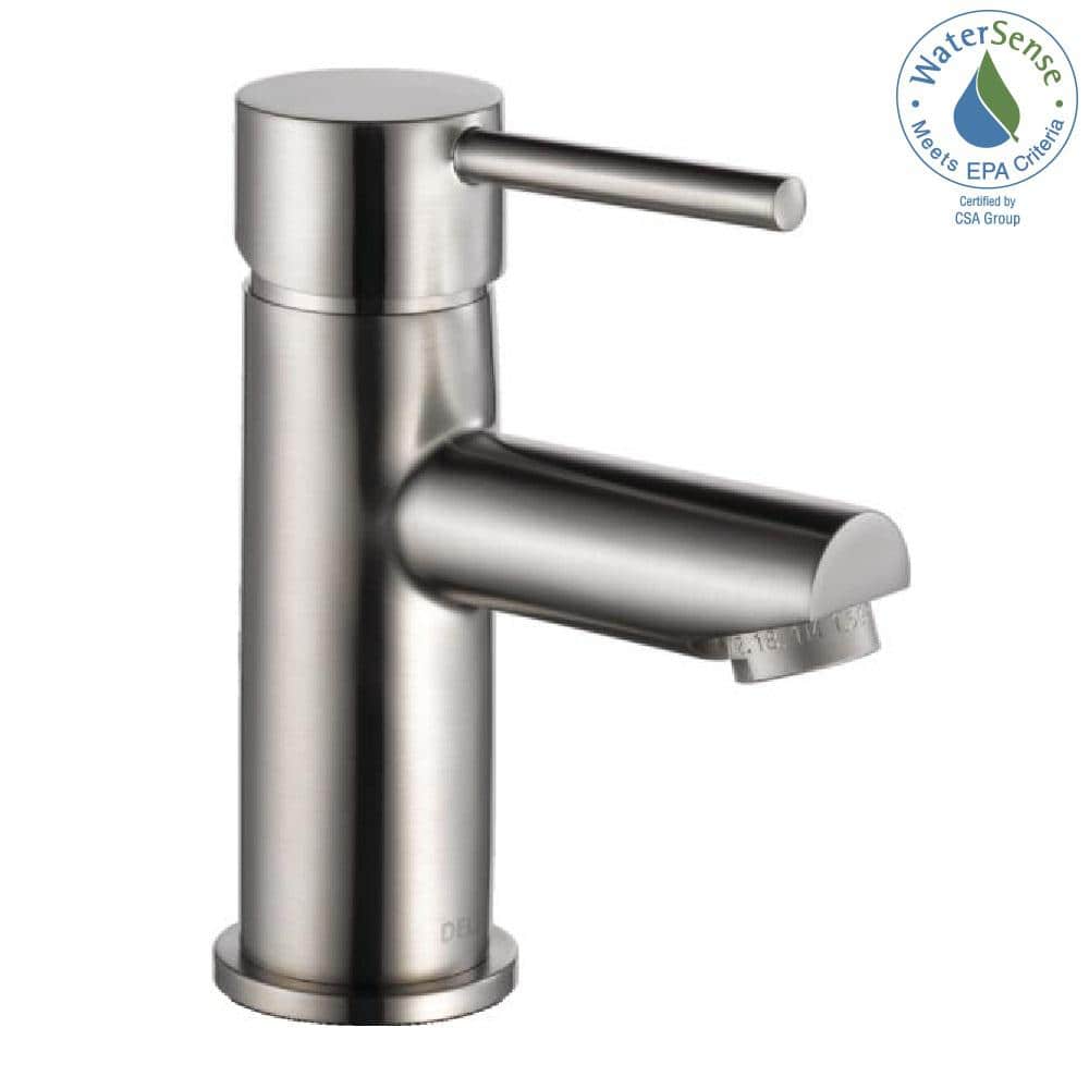 Modern Stainless Steel Single Hole Bathroom Faucet with ADA Compliance