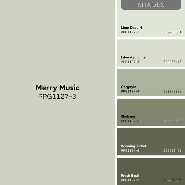 Glidden Premium 1 gal. PPG1127-3 Merry Music Flat Interior Latex