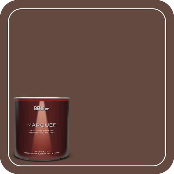 BEHR MARQUEE 1 qt. #S-G-770 Wild Horse Matte Interior Paint & Primer
