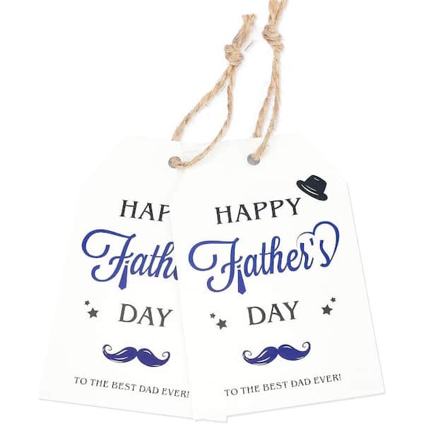 End of Year Gift Tags with String 48 Pcs Happy Summer Vacation Classroom Party Decor Supplies 3.6x2 in. 300 GSM