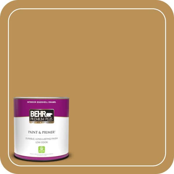 BEHR PREMIUM PLUS 1 qt. #MQ4-07 Radiance Eggshell Enamel Low Odor Interior Paint & Primer