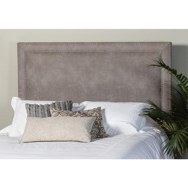 Leffler Home Brookside Queen Upholstered Headboard in Premier Dove