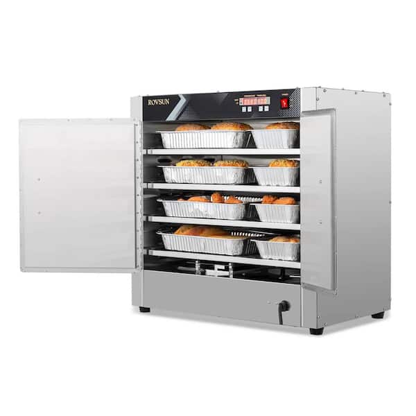 157 qt. Stainless Steel Buffet Server with 4 Warming Sections