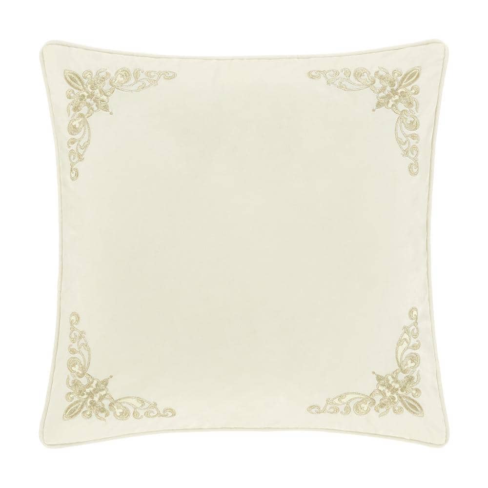 Nicolas Winter White Polyester Euro Sham