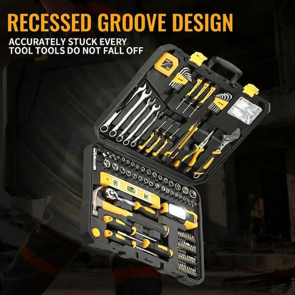 Oyezvary 219-Piece Tool Set Kit for Home Car Motorcycle Automotive