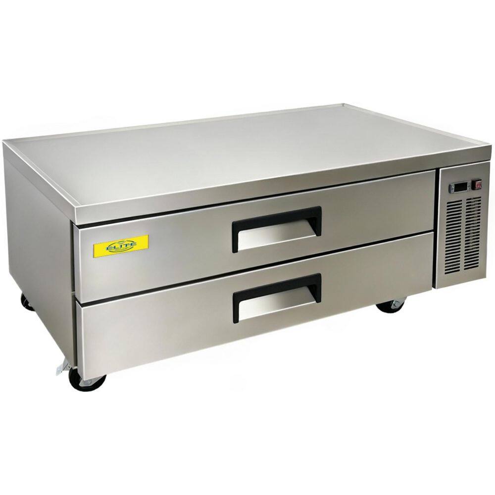 Elite Kitchen Supply 60 in. 12.7 cu. ft. NSF - Drawer Refrigerated Chef Base EB60 Stainless
