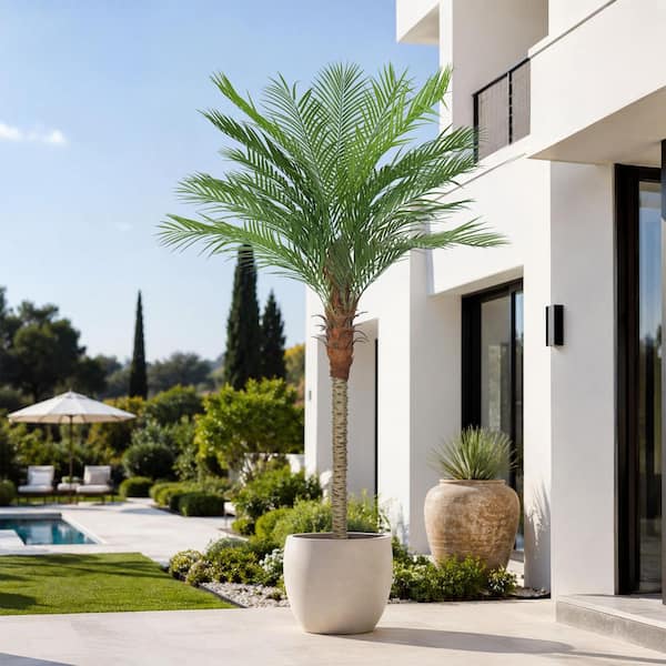 Vitalismo 8 ft. Artificial Palm Tree UV-Resistant Adjustable
