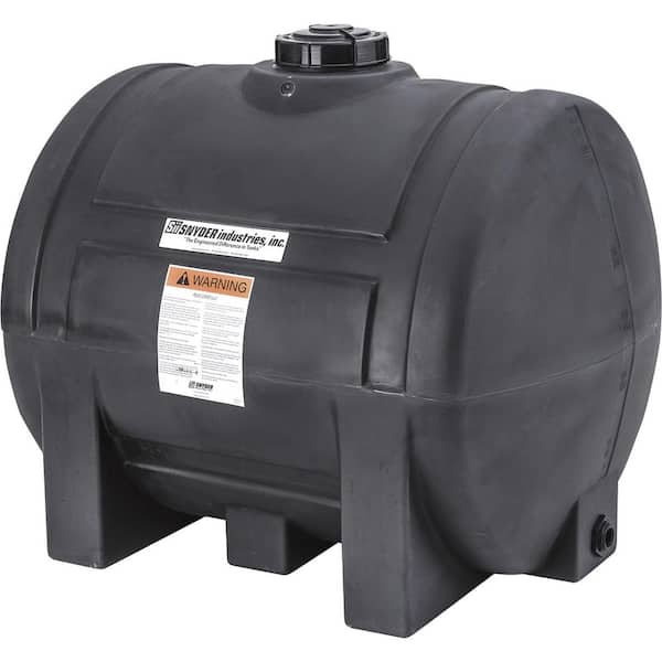 Snyder Industries 230 Gallon Plastic Horizontal Leg Tank - Black