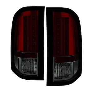Chevy Silverado 1500 07-13 2500HD/3500HD 07-14 GMC Sierra 3500HD Dually Models 07-14 LED Tail Lights - Red Smoke