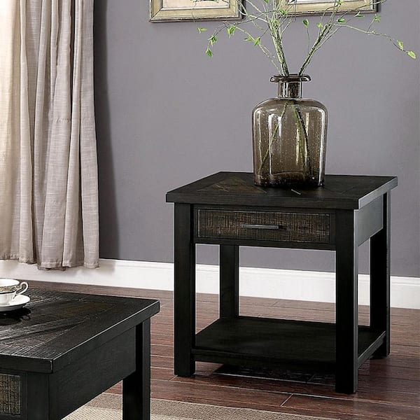 Rhymney Dark Oak/Multi End Table