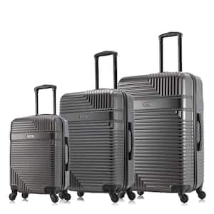 Resilience Lightweight Hardside Spinner Charcoal 3-Piece Luggage set 20 in. x 24 in. x 28 in.