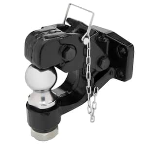 Pintle Hook with 2-5/16 in. Hitch Ball, Bolt-on, 16,000 lb. capacity