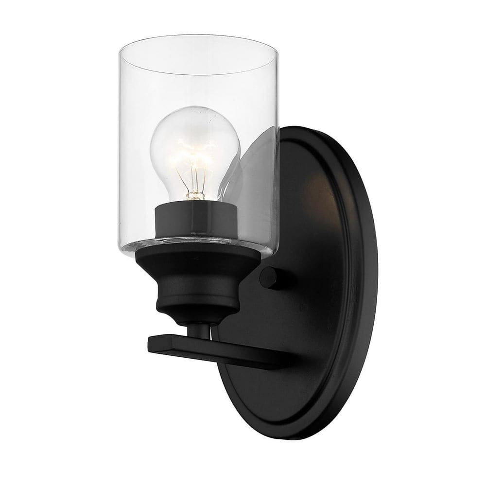 9.25 in. Clear Indoor Hardwired Sconce with No Bulbs Included price history on PriceWatchPro