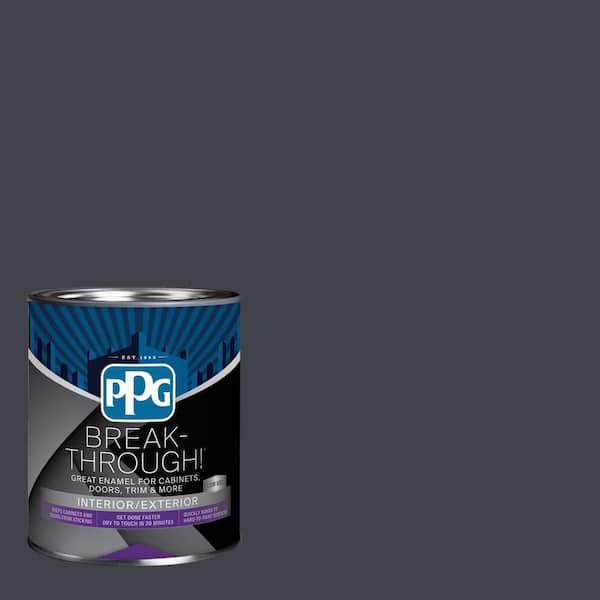 Break-Through! 1 qt. PPG1013-7 Napoleon Semi-Gloss Door, Trim & Cabinet Paint