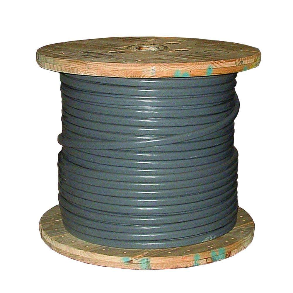 Southwire 500 Ft 4 4 4 Gray Stranded Cu Seu Cable 13078105 The Home Depot
