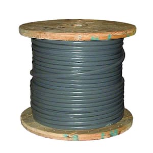 500 ft. 2/0-2/0-2/0 Gray Stranded AL SEU Cable