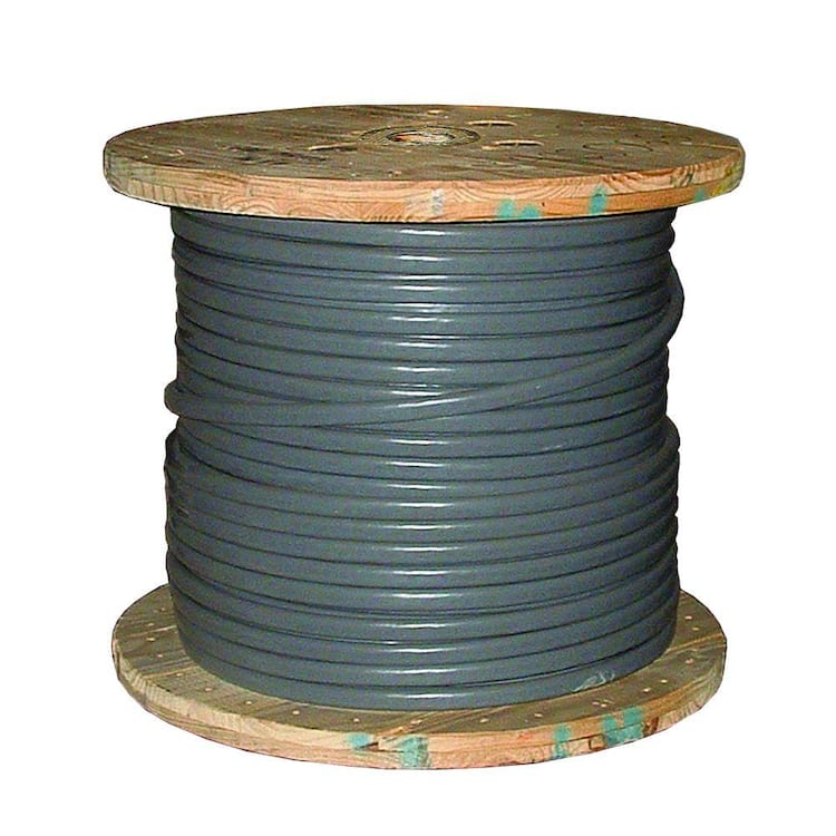 Southwire 500 ft. 4/0-4/0-4/0 Gray Stranded AL SEU Cable