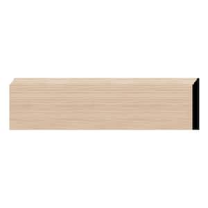 WM618 0.56 in. D x 5.25 in. W x 96 in. L Wood Red Oak Baseboard Moulding