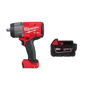 M18 FUEL 18V Lithium-Ion Brushless Cordless 1/2 in. Impact Wrench with Friction Ring w/XC Resistant 5.0 Ah Battery