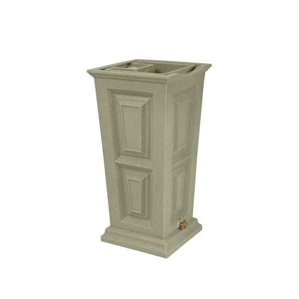 Savannah 45 Gal. Sandstone Rain Barrel