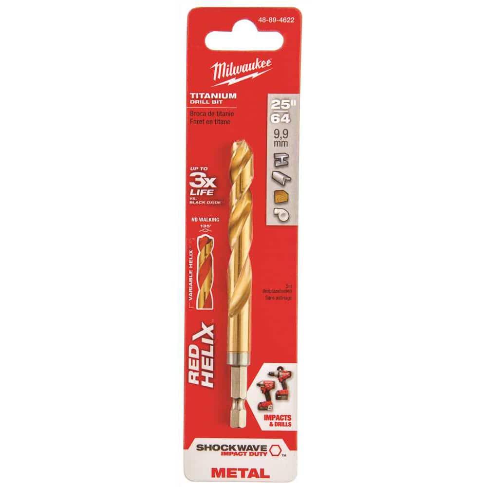 25/64 in. Shockwave Titanium Drill Bit