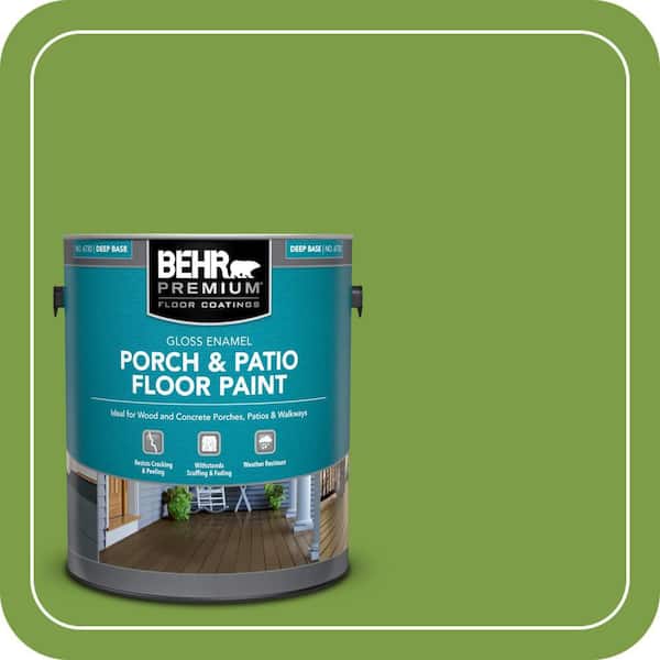 1 gal. #420B-7 Pepper Grass Gloss Enamel Interior/Exterior Porch and Patio Floor Paint