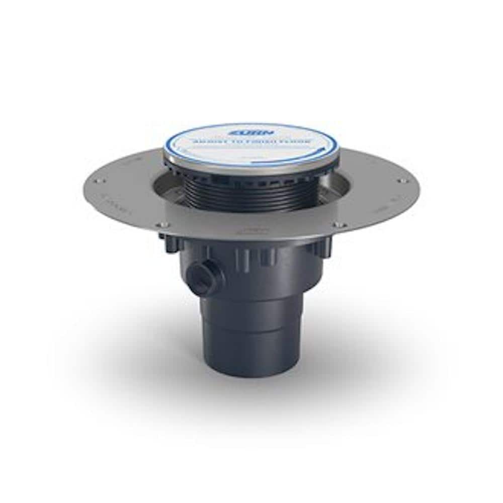 9.85 in. Nickel Bronze Top Assembly, Adjustable with Deck Plate, Clamp Collar and 2 in x 3 in Outlet, Floor Drain price history on PriceWatchPro