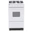 Premier 24 in. 2.97 cu. ft. Battery Spark Ignition Gas Range in White ...