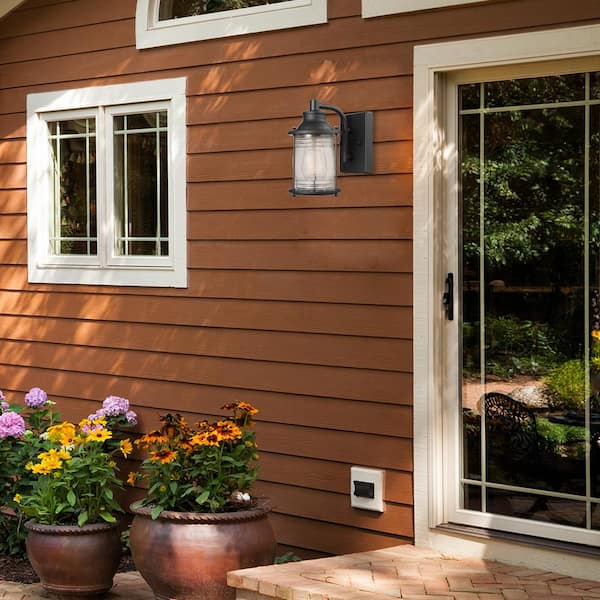 Globe Electric Donovan Dark Bronze Coastal Outdoor 1-Light