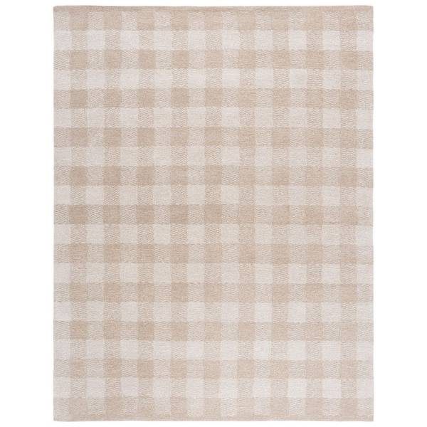 Genre 9 ft. x 12 ft. Beige/Ivory Geometric Area Rug