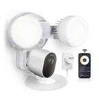 3-in-1 Plugged-In Smart Floodlight, Charger & Mount for Arlo Ultra/Ultra 2, Pro 3/4 - 1500 Lumens, Motion Sensor & Timer