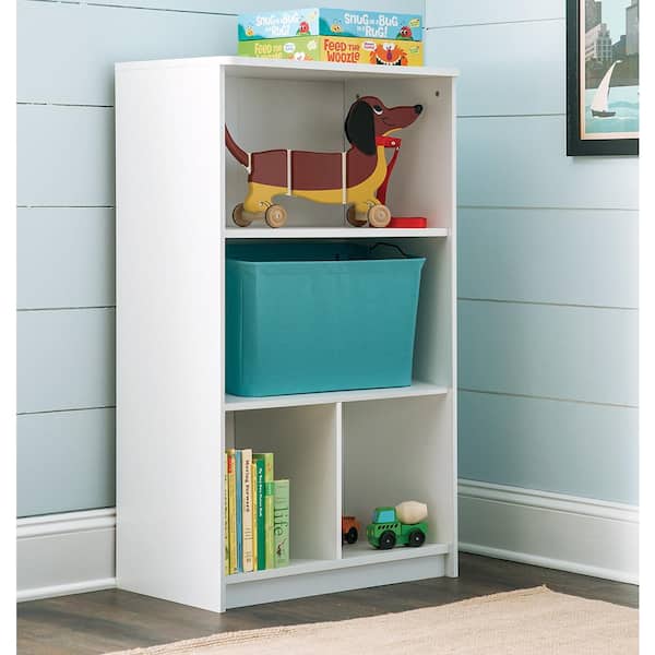 19.5 in. x 11 in. Aqua Wire Framed Fabric Bin