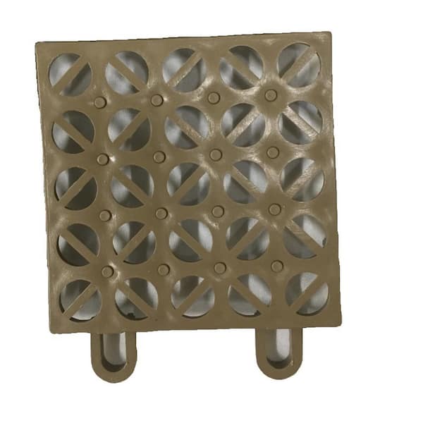 Tan Regenerated 22 in. x 22 in. Polypropylene Interlocking Floor Mat System (Set of 4 Tiles) Tan Regenerated 22 in. x 22 in. Polypropylene Interlocking Floor Mat System (Set of 4 Tiles)