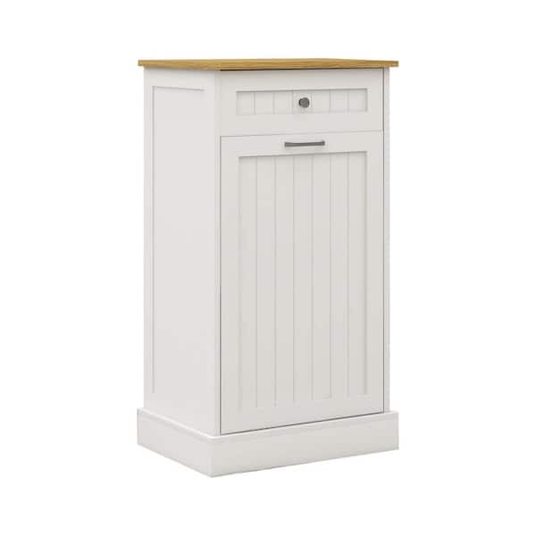 20 in. W x 14 in.D x 36 in. H in White MDF Ready to Assemble Floor Base Kitchen Cabinet with 1 Drawer