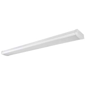 4 ft. 5280 Lumens Integrated LED Dimmable White Wraparound Light Commercial Residential Indoor, 4000K