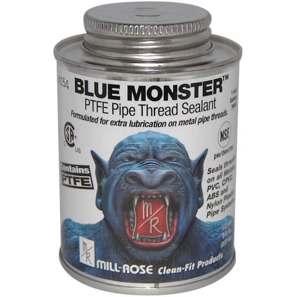Blue Monster 4 oz. PTFE Pipe Thread Sealant76001 The Home Depot