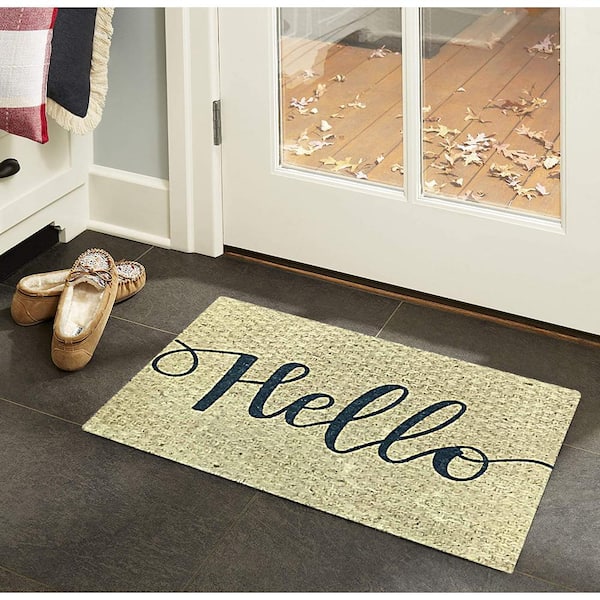 J&V Textiles Home Outdoor Coir Doormat 18 x 30