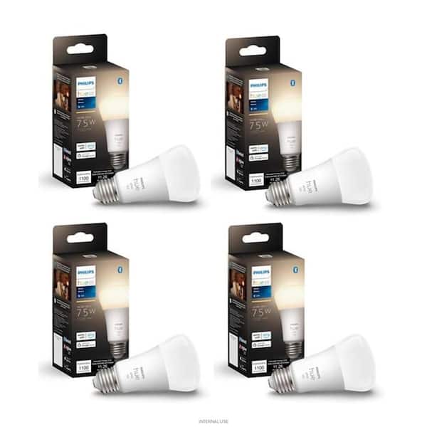 Philips Hue 75-Watt Equivalent A19 Smart LED Soft White (2700K