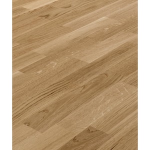Take Home Sample-WIDE PLANK SQUARE EDGE Brushed Click Hardwood Flooring - 5 in. x 7 in.