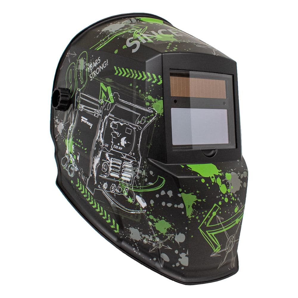 Metal Man® Big Window Auto Darkening Welding Helmet, Variable Shade Control  - Patriotic