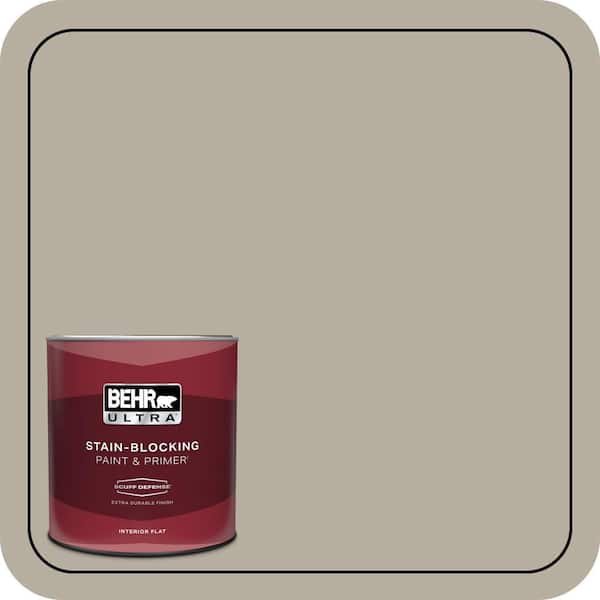 BEHR ULTRA 1 qt. #N320-4 Camping Tent Extra Durable Flat Interior Paint & Primer