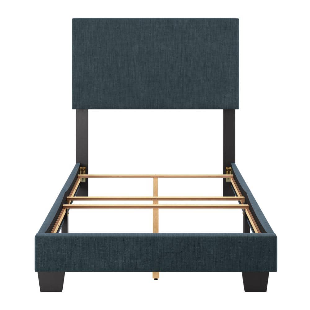Celeste Twin Upholstered Wood Frame Bed with Drawer