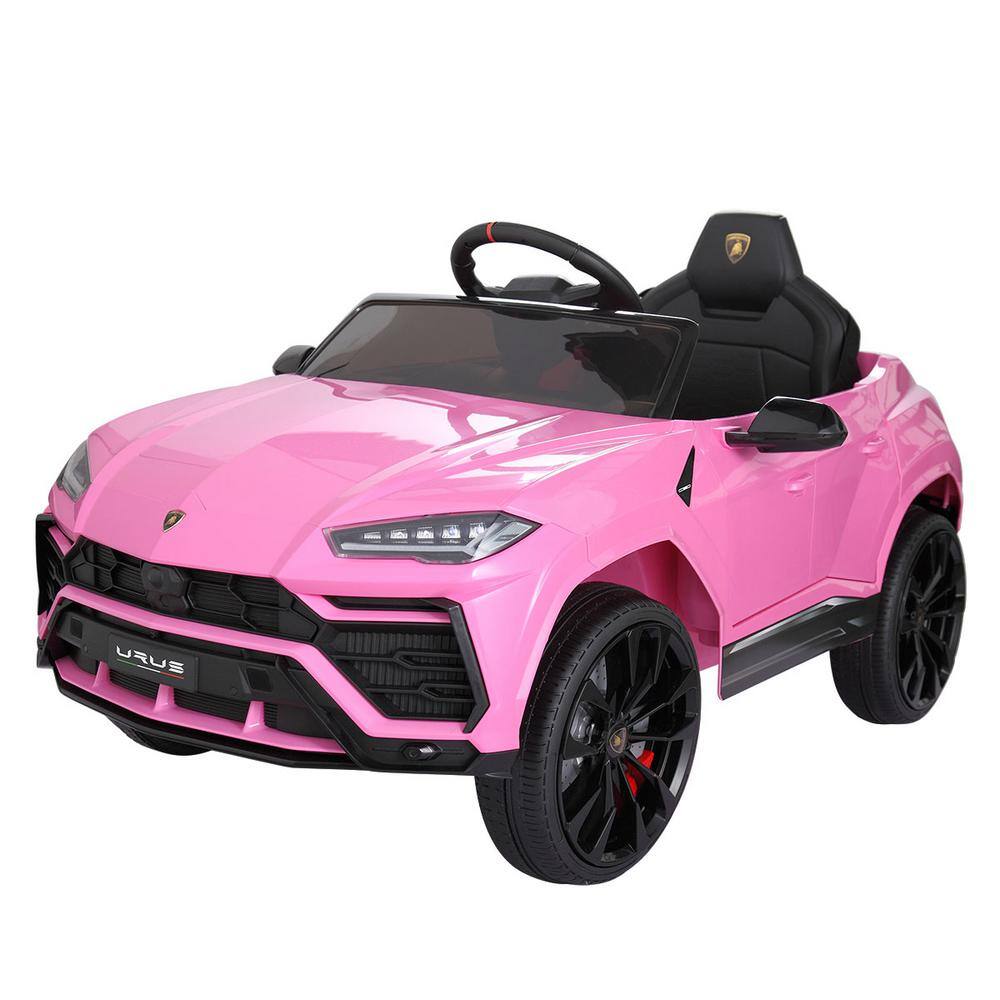 TOBBI 12-Volt Licensed Lamborghini Urus Kids Ride On Car Electric Cars with Remote Control, Pink -  TH17B0500-T01