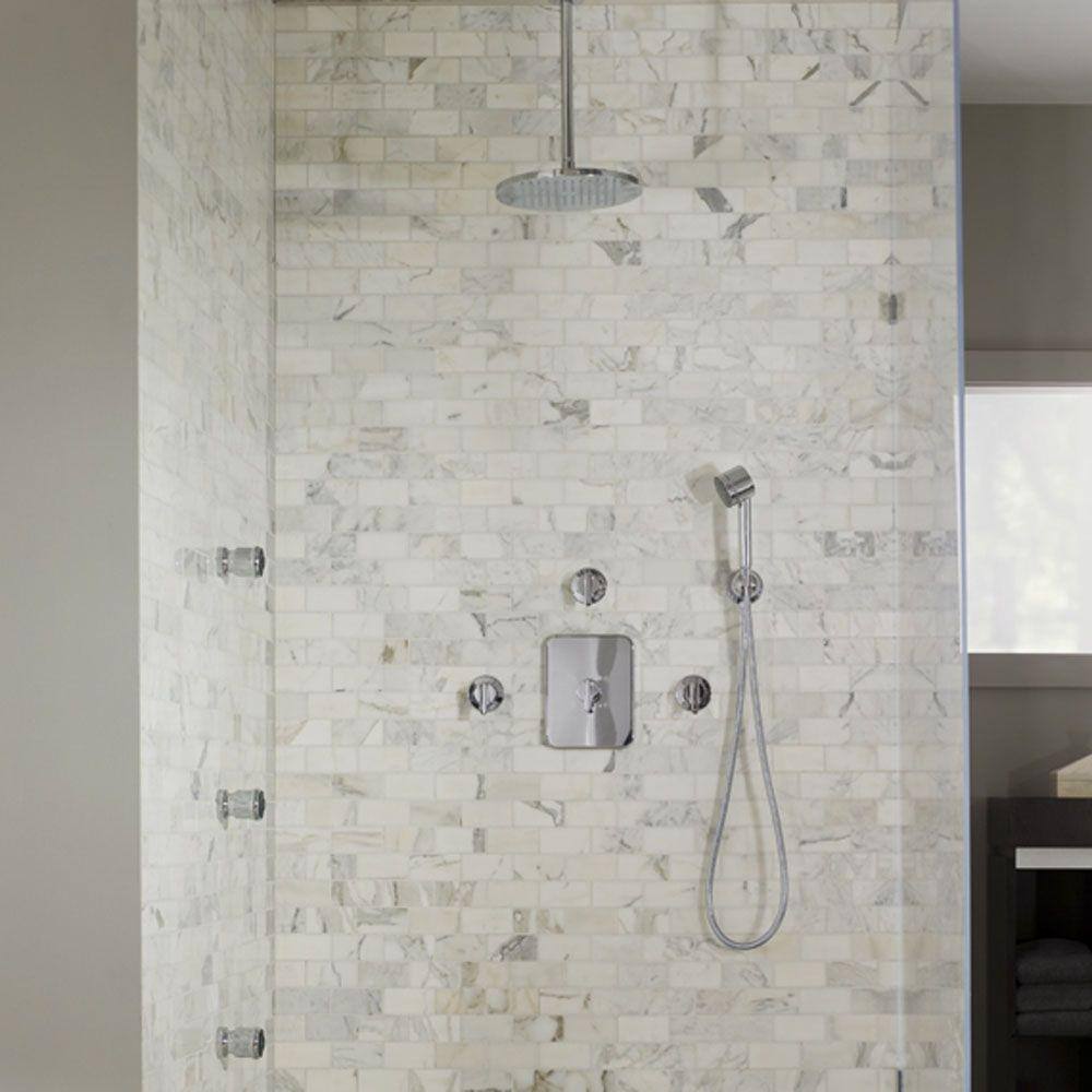 12" Polished Chrome Ceiling Mount Shower Arm
