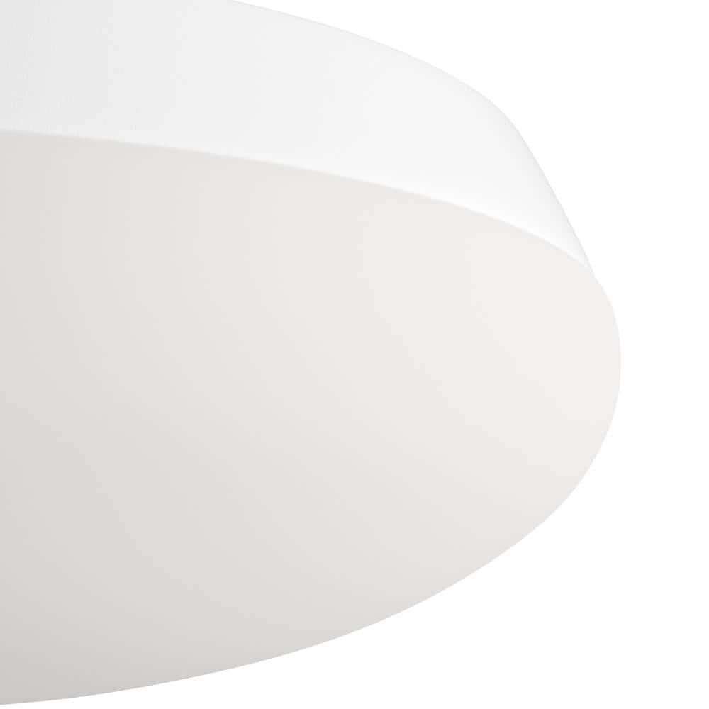 Kalona 10" White Glass LED Flush Mount Ceiling Light