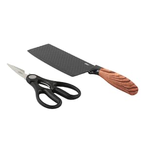 Gunderson 2-Piece Black Stainless Steel Cutlery Set